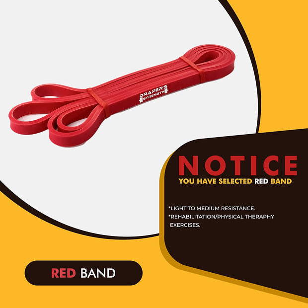 2. Red Resistance Band (5-35 lbs)