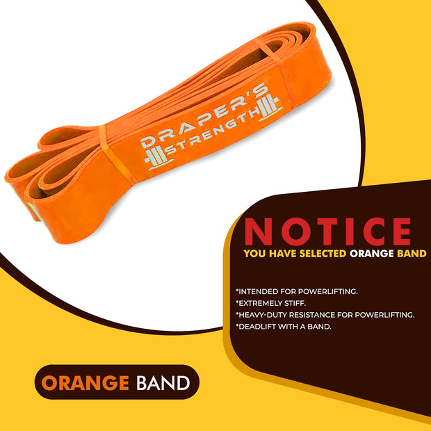 7. Orange Resistance Band (70-175 lbs)