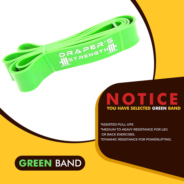 5. Green Resistance Band (50-120 lbs)
