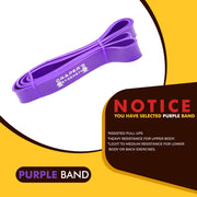 4. Purple Resistance Band (25-80 lbs)